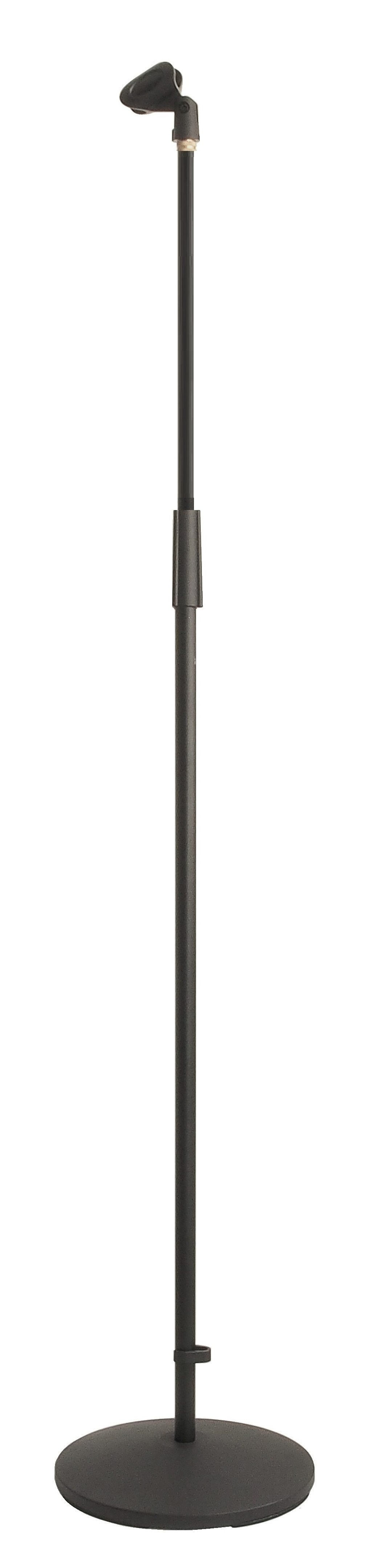 Support de microphone réglable avec base lestée