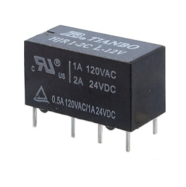 Relais D.P.D.T.12 VDC pour PCB