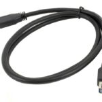 Câble usb3.0 a male a female noir 3 pied