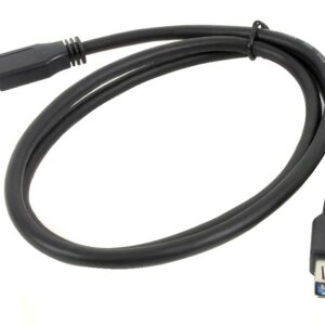 Câble usb3.0 a male a female noir 3 pied