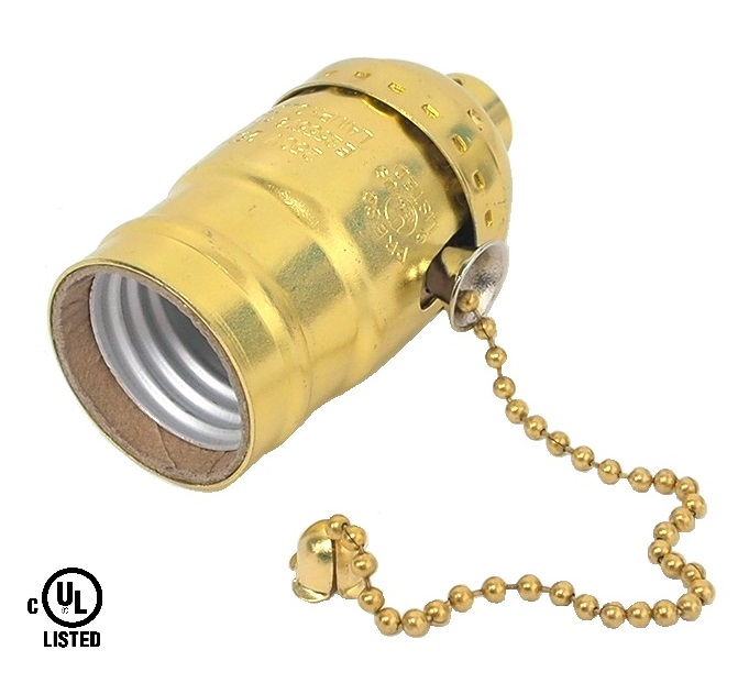 Support pour ampoule avec chaine