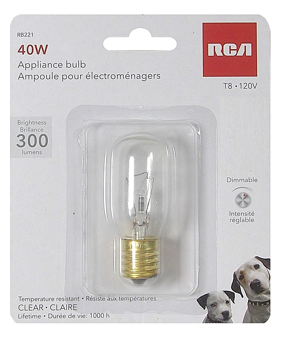 Ampoule pour électroménagers T8 40W 120V
