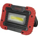 Lampe de travail LED COB rechargeable RCA avec batterie externe de 1200 mAh, 600 lumens