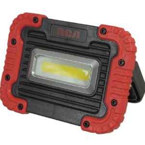 Lampe de travail LED COB rechargeable RCA avec batterie externe de 1200 mAh, 600 lumens