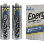 Paquet de 4 piles AA au lithium de marque Energizer