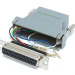 Adaptateur DB-25 femelle à RJ-12 femelle