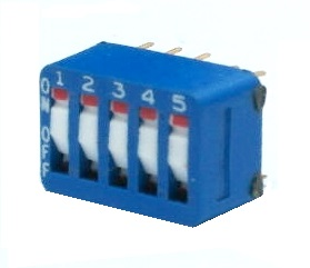 Micro interrupteur DIP On-Off 5.P.S.T.