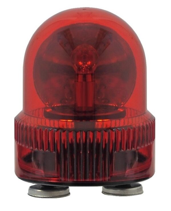 Gyrophare aimanté rouge 12 VDC