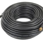 Câble coaxial RG-6 noir - 100 pieds
