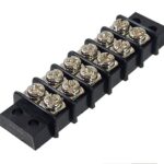Bornier double à 12 contacts 300V, 20A