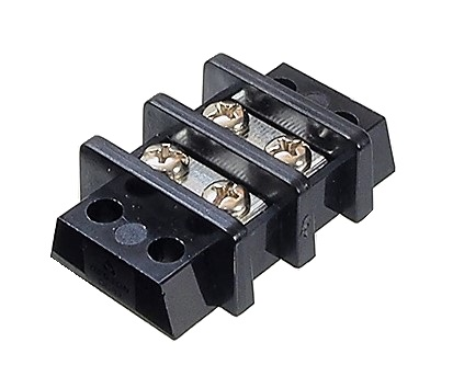 Bornier à vis double 600V 30A - 2 positions