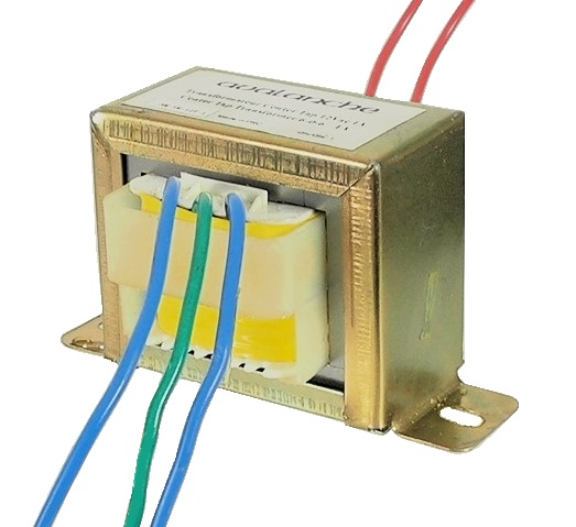 Transformateur AC/AC, 12 VAC, 1 amp. 6-0-6