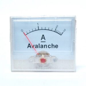 Indicateur à aiguille - 0 à 3 Amp.