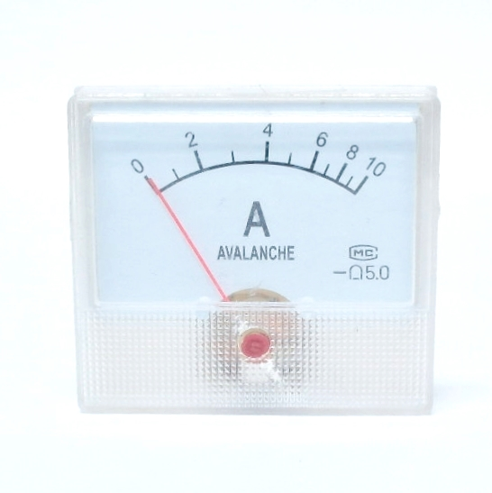 Indicateur à aiguille - 0 à 10 Amp.