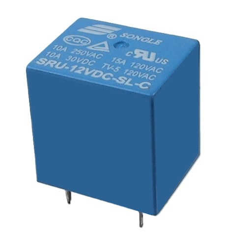Relais S.P.D.T. 12 VDC pour PCB