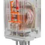 Relais  D.P.D.T. 24 VAC -  8 contacts circulaires.