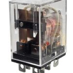 Relais D.P.D.T. 3A 120 VAC - 8 contacts