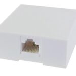 Prise modulaire murale pour câble réseau (RJ-45)