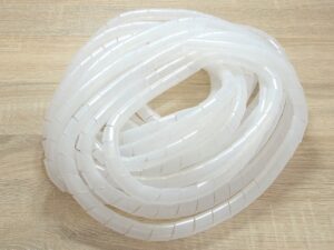 Tube spiralé pour câbles - 12 mm
