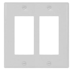 Plaque de finition décora double