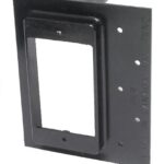 Support mural en plastique pour plaque simple