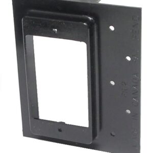 Support mural en plastique pour plaque simple