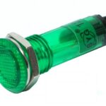 Lampe témoin 12 V. 50 mA - vert