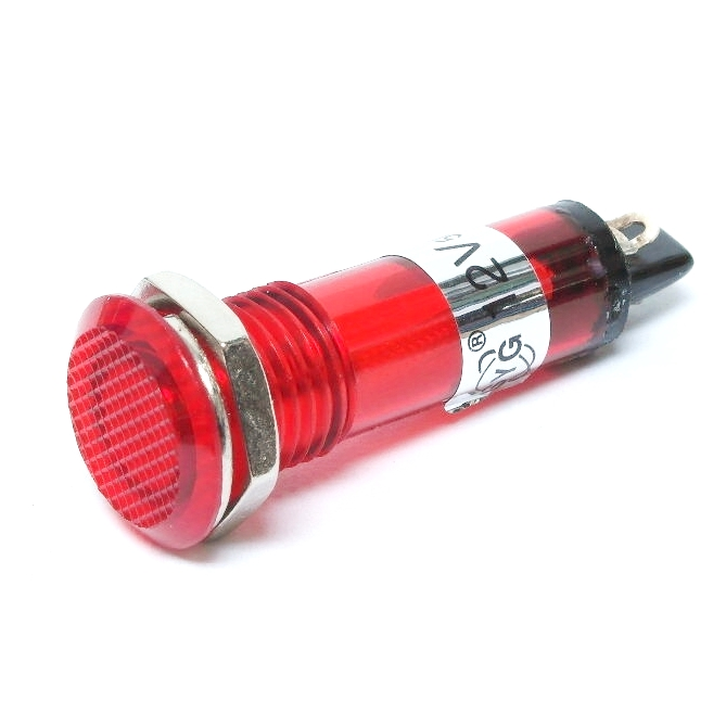 Lampe témoin 12 V. 50 mA - rouge