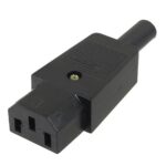 Fiche AC femelle IEC à 3 contacts
