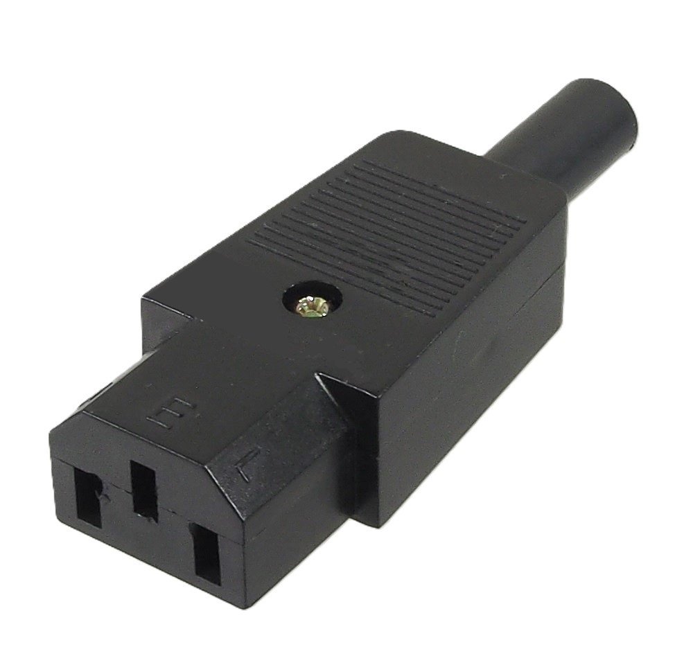 Fiche AC femelle IEC C13 à 3 contacts