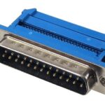 Connecteur DB-25 mâle pour câble plat