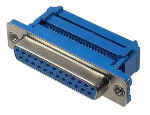 Connecteur DB-25 femelle pour câble plat