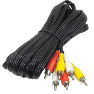 Câble vidéo et audio RCA stéréo -26.4 pieds