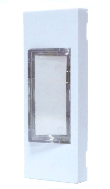 Bouton de sonnette de porte avec vignette