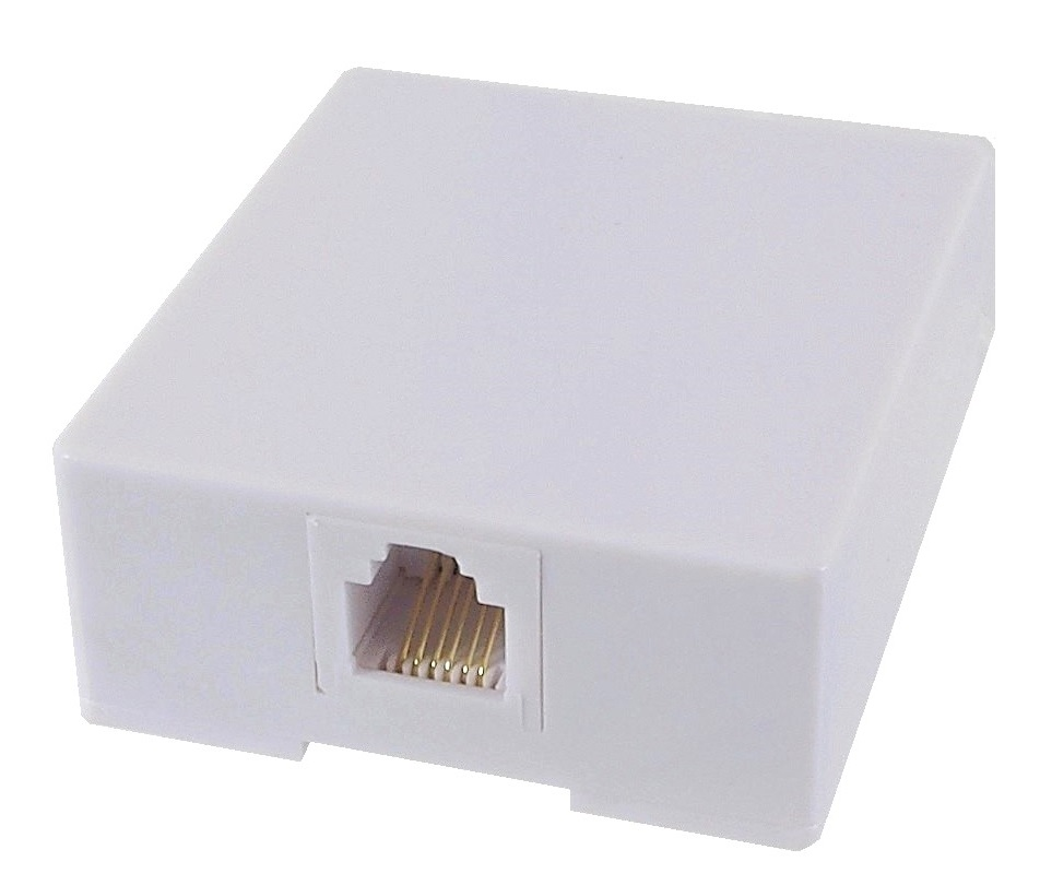 Boîte de raccordement de surface pour téléphone