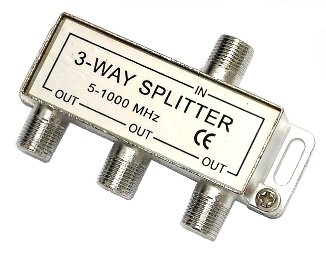Diviseur de ligne coaxiale à 3 voies 5-1000 Mhz