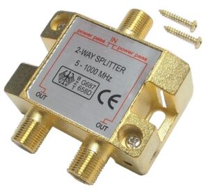 Diviseur de ligne coaxiale à 2 voies 5-1000MHz