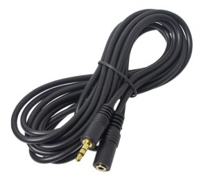 Câble audio stéréo 3.5 mm mâle à femelle - 10'