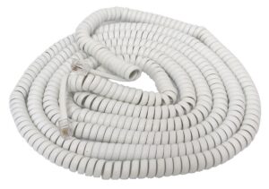Cordon spiralé pour combiné téléphonique 50 pieds