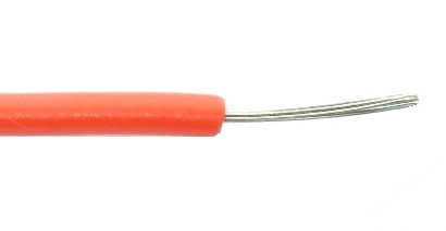 Fil 1 conducteur 24 AWG multibrins orange