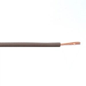 Fil 1 conducteur 22 AWG multibrins brun