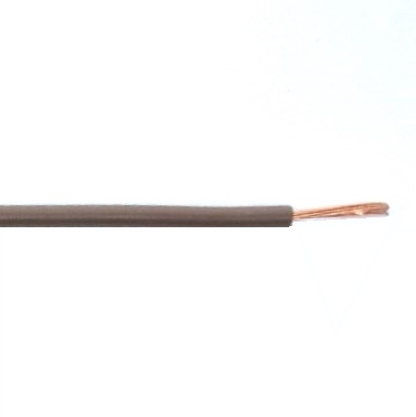 Fil 1 conducteur 22 AWG multibrins brun