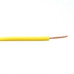 Fil 1 conducteur 22 AWG multibrins jaune