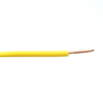 Fil 1 conducteur 22 AWG multibrins jaune