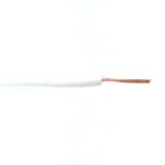 Fil 1 conducteur 22 AWG multibrins blanc