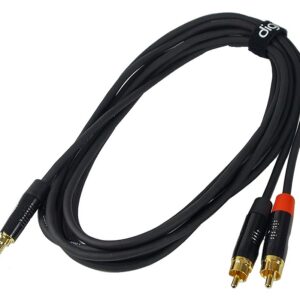 Câble Digiflex 3.5 mm (1/8") à RCA stéréo - 10'