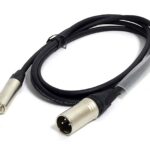 Câble Digiflex XLR mâle à 1/4" mâle stéréo 6'
