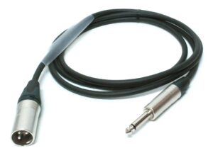 Câble Digiflex 1/4" mâle mono à XLR mâle - 6 pieds