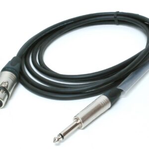 Câble audio Digiflex 6.3 mm à XLR femelle - 10'