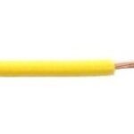 Fil 1 conducteur 20 AWG multibrins jaune